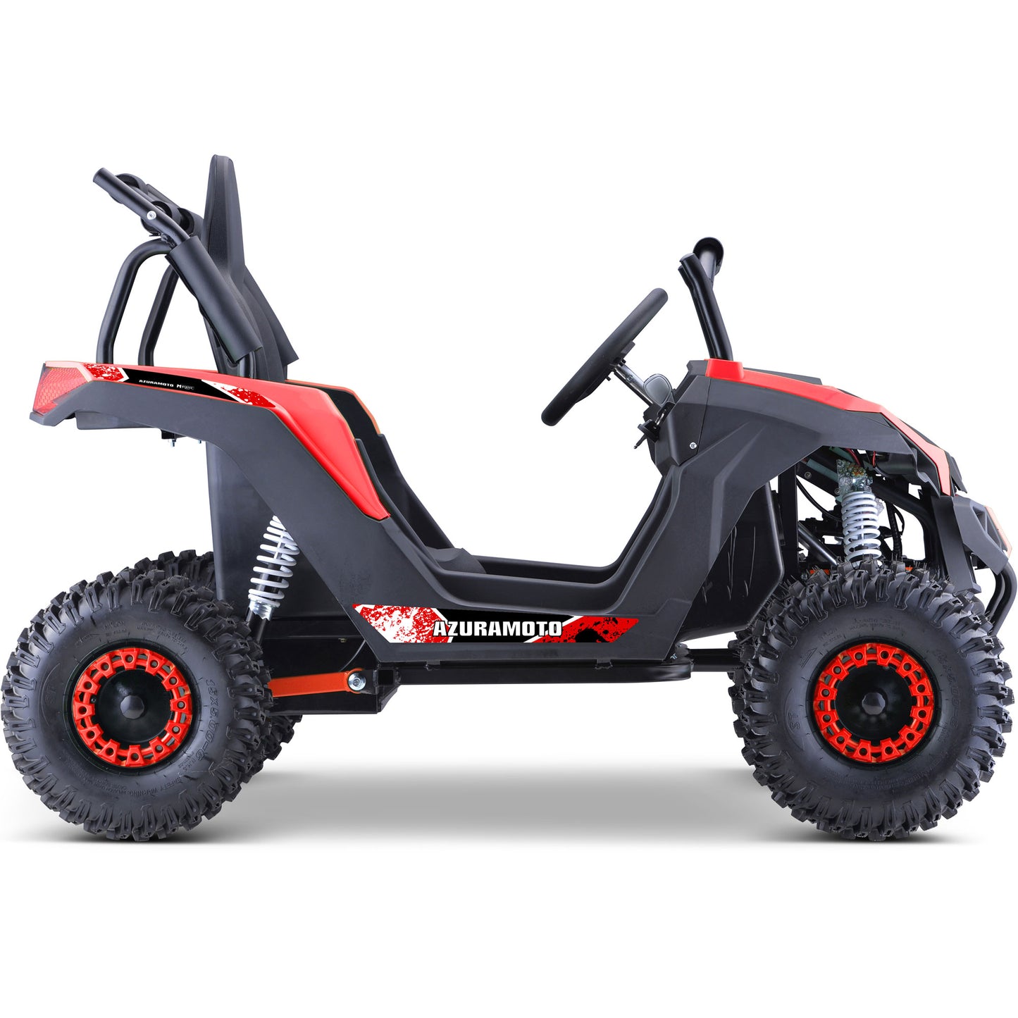Raider Kids UTV 48v 1200w Full Suspension Red