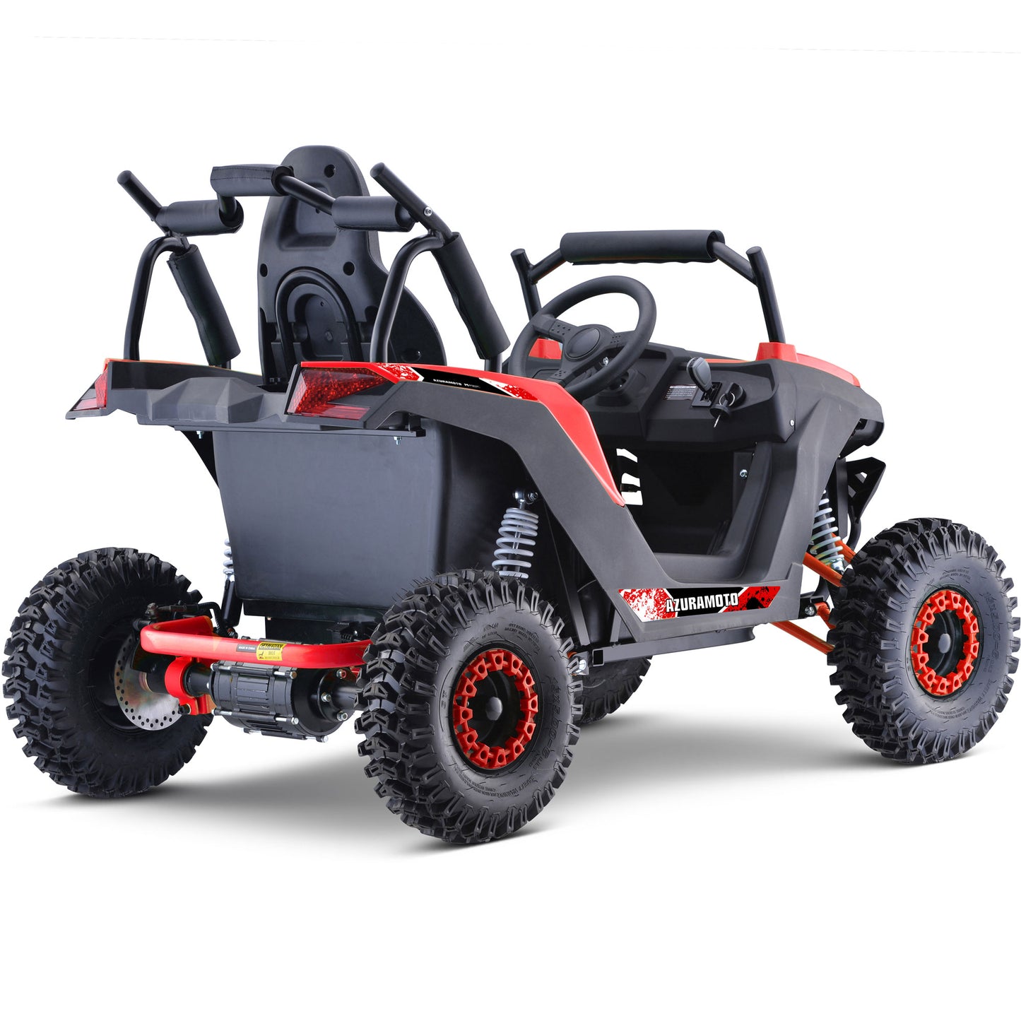Raider Kids UTV 48v 1200w Full Suspension Red