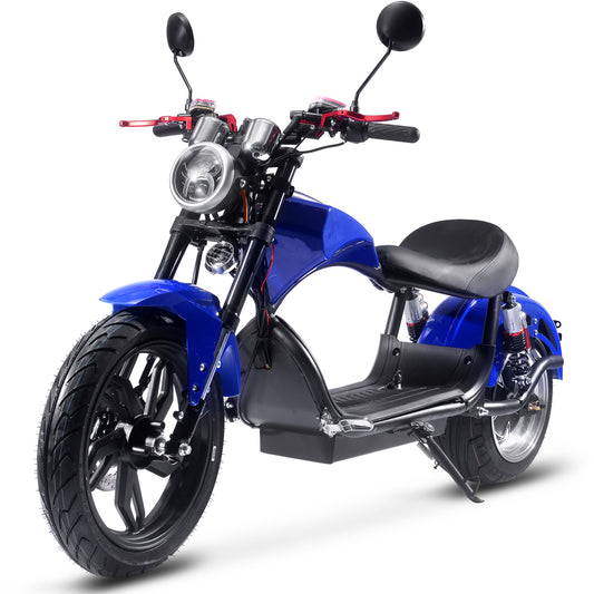 Raven 60v 30ah 2500w Lithium Electric Scooter Blue