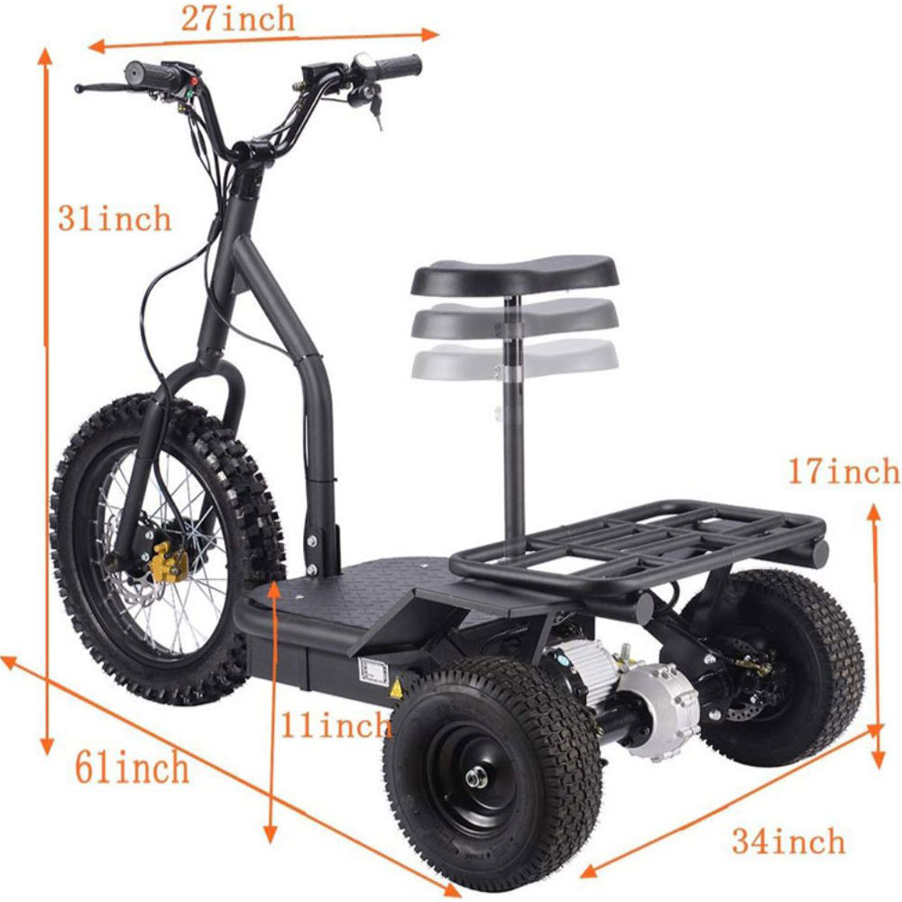 Electric Trike 48v 1200w