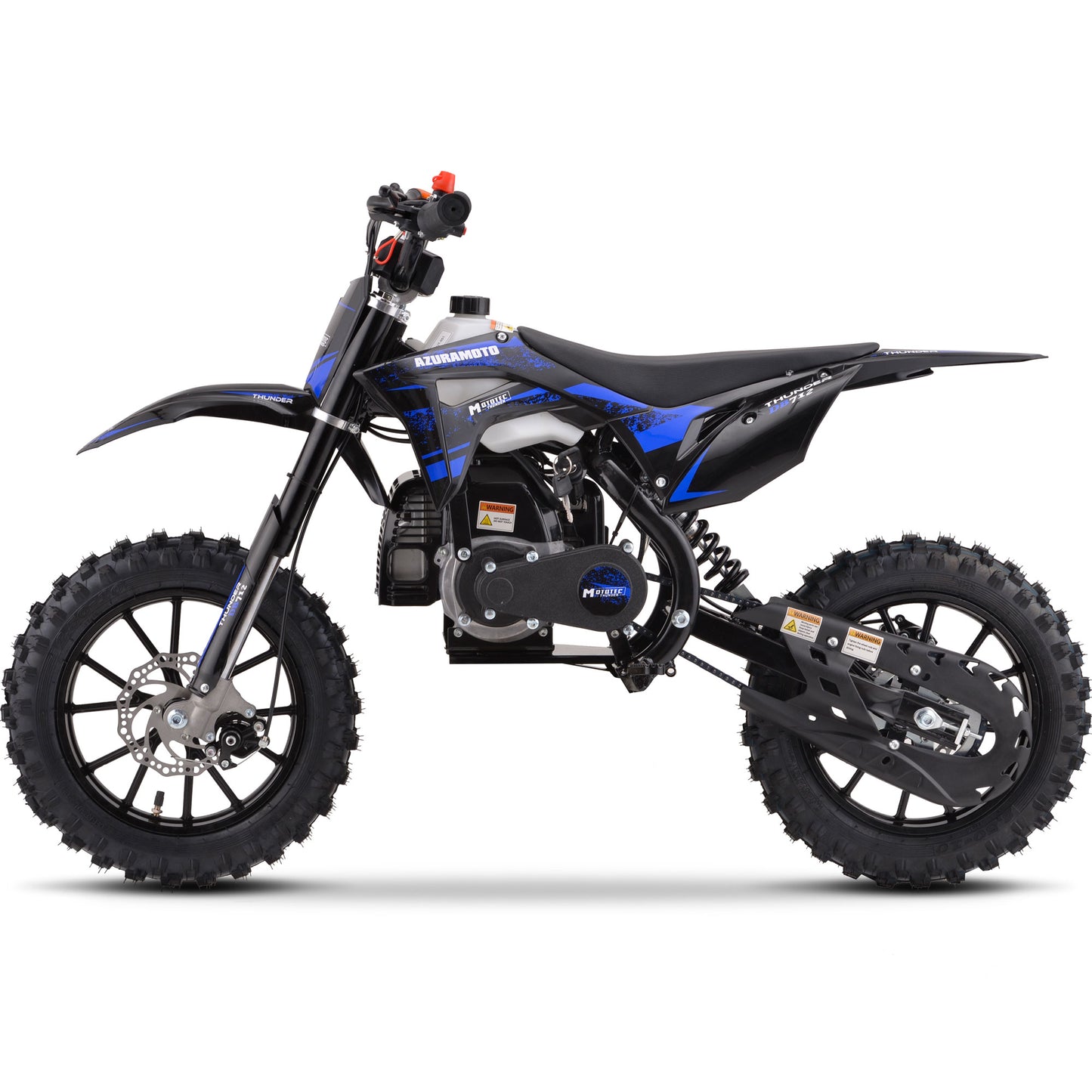 Thunder 50cc 2-Stroke Kids Gas Dirt Bike Blue
