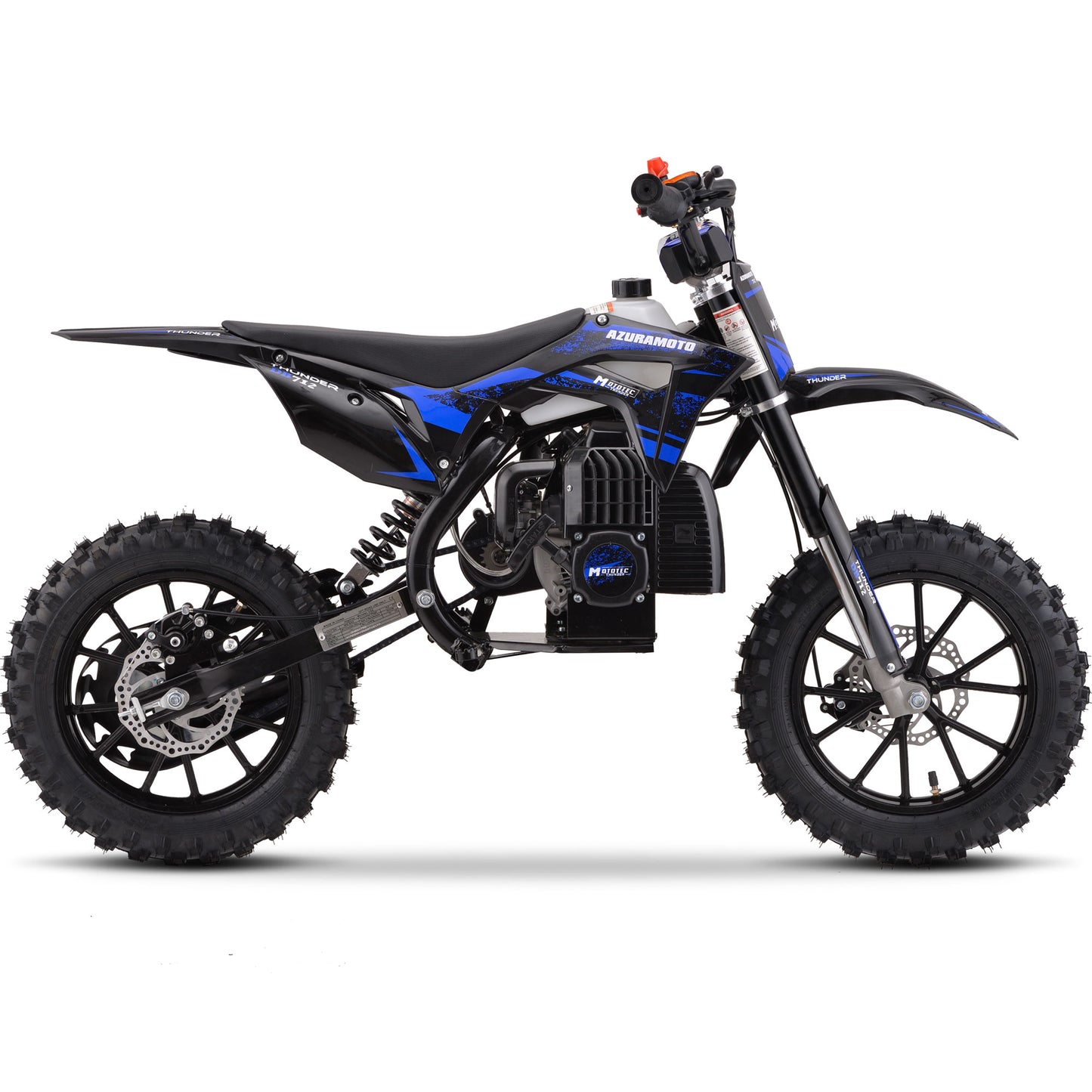 Thunder 50cc 2-Stroke Kids Gas Dirt Bike Blue