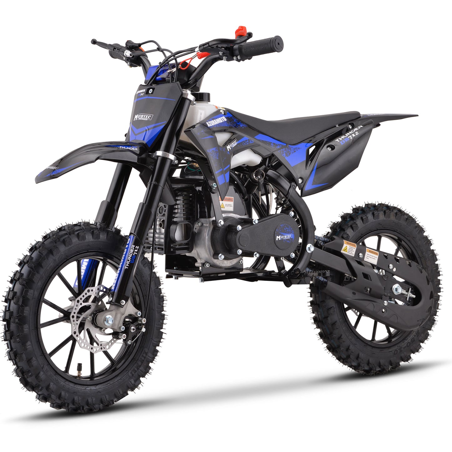 Thunder 50cc 2-Stroke Kids Gas Dirt Bike Blue