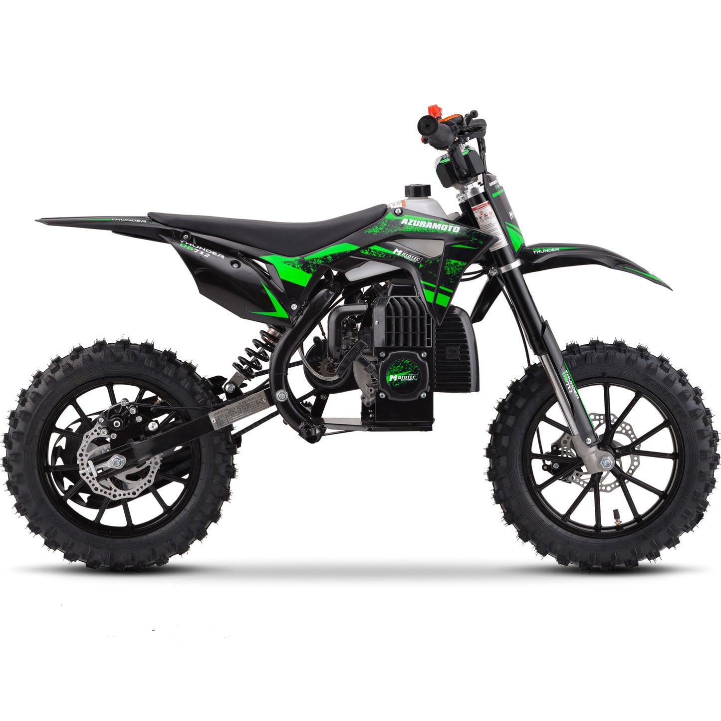 Thunder 50cc 2-Stroke Kids Gas Dirt Bike Green