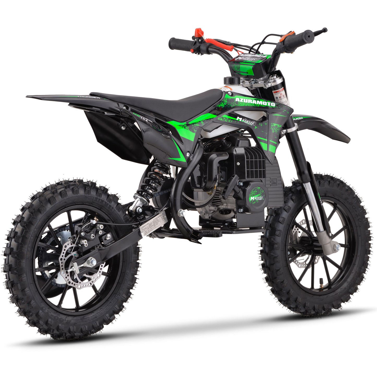 Thunder 50cc 2-Stroke Kids Gas Dirt Bike Green