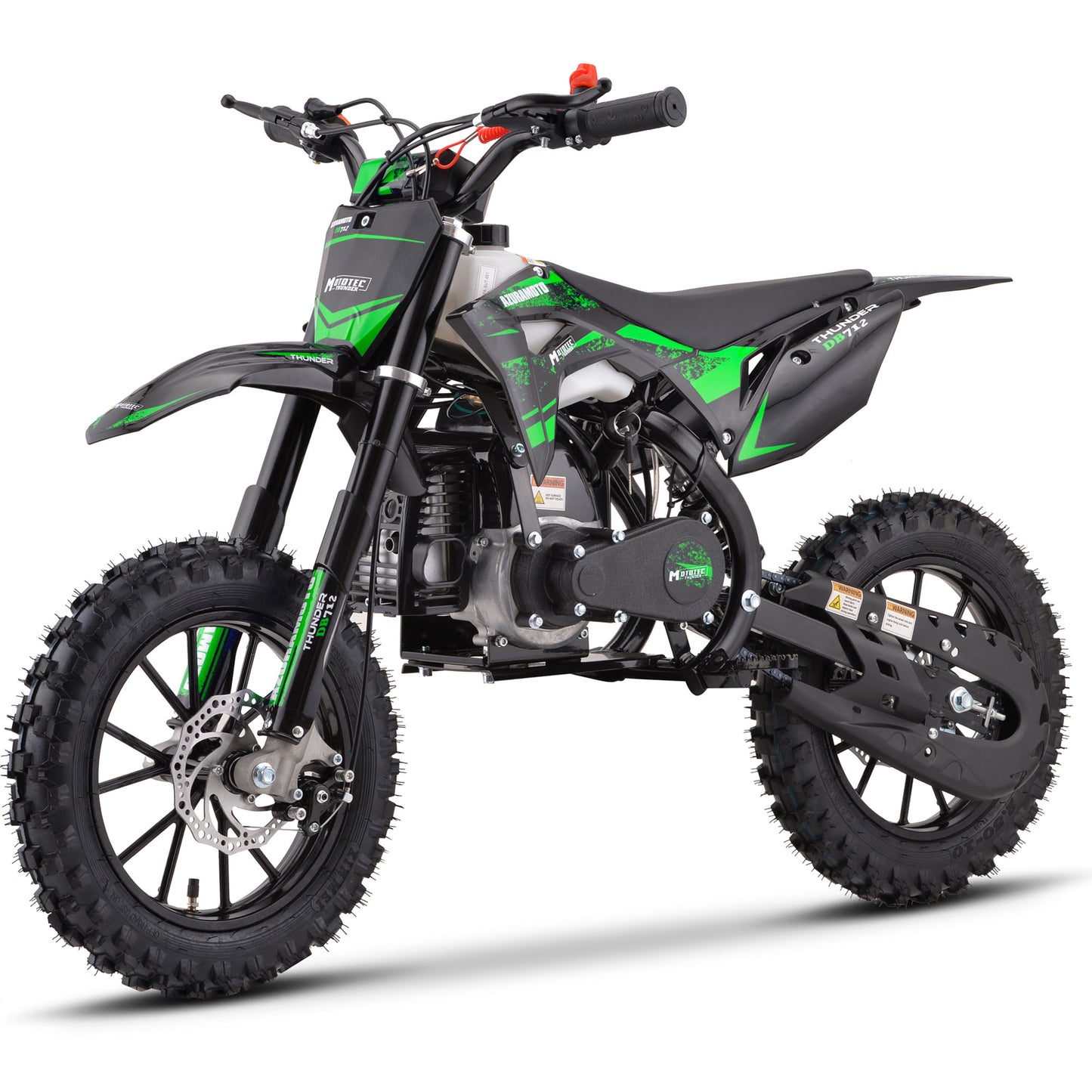 Thunder 50cc 2-Stroke Kids Gas Dirt Bike Green