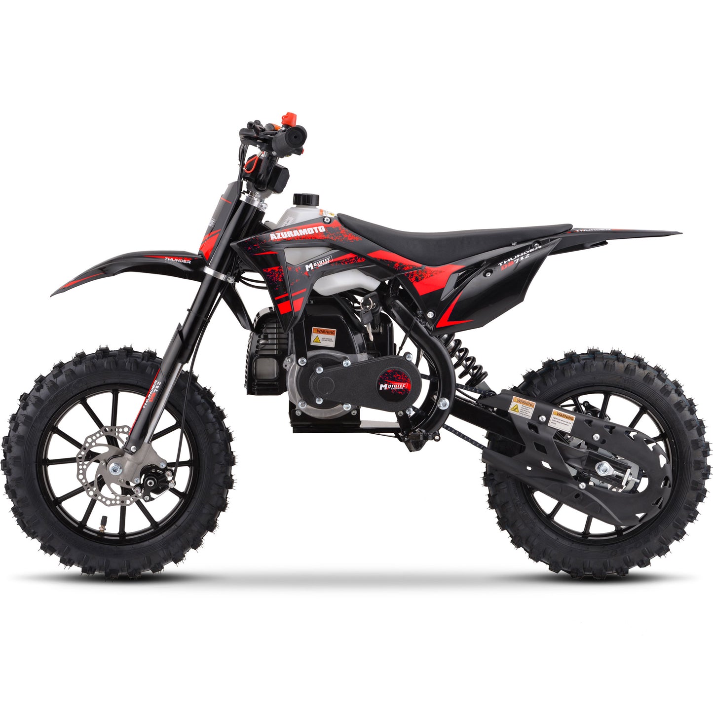 Thunder 50cc 2-Stroke Kids Gas Dirt Bike Red