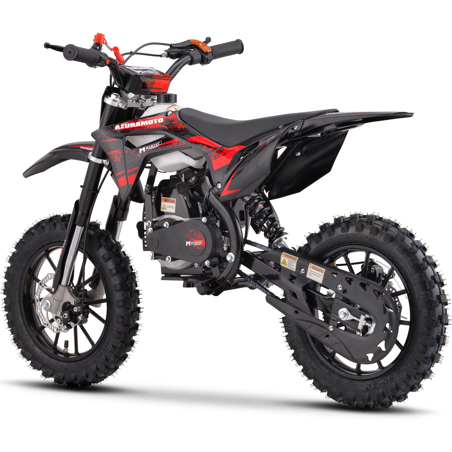 Thunder 50cc 2-Stroke Kids Gas Dirt Bike Red