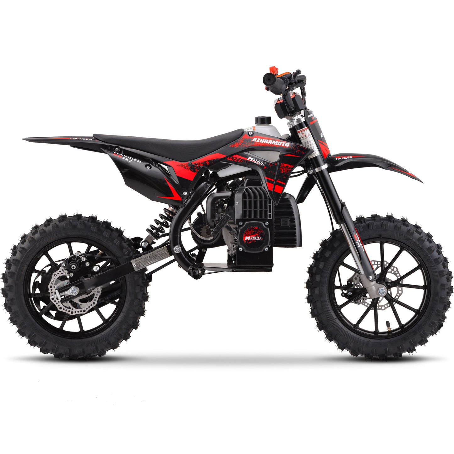 Thunder 50cc 2-Stroke Kids Gas Dirt Bike Red