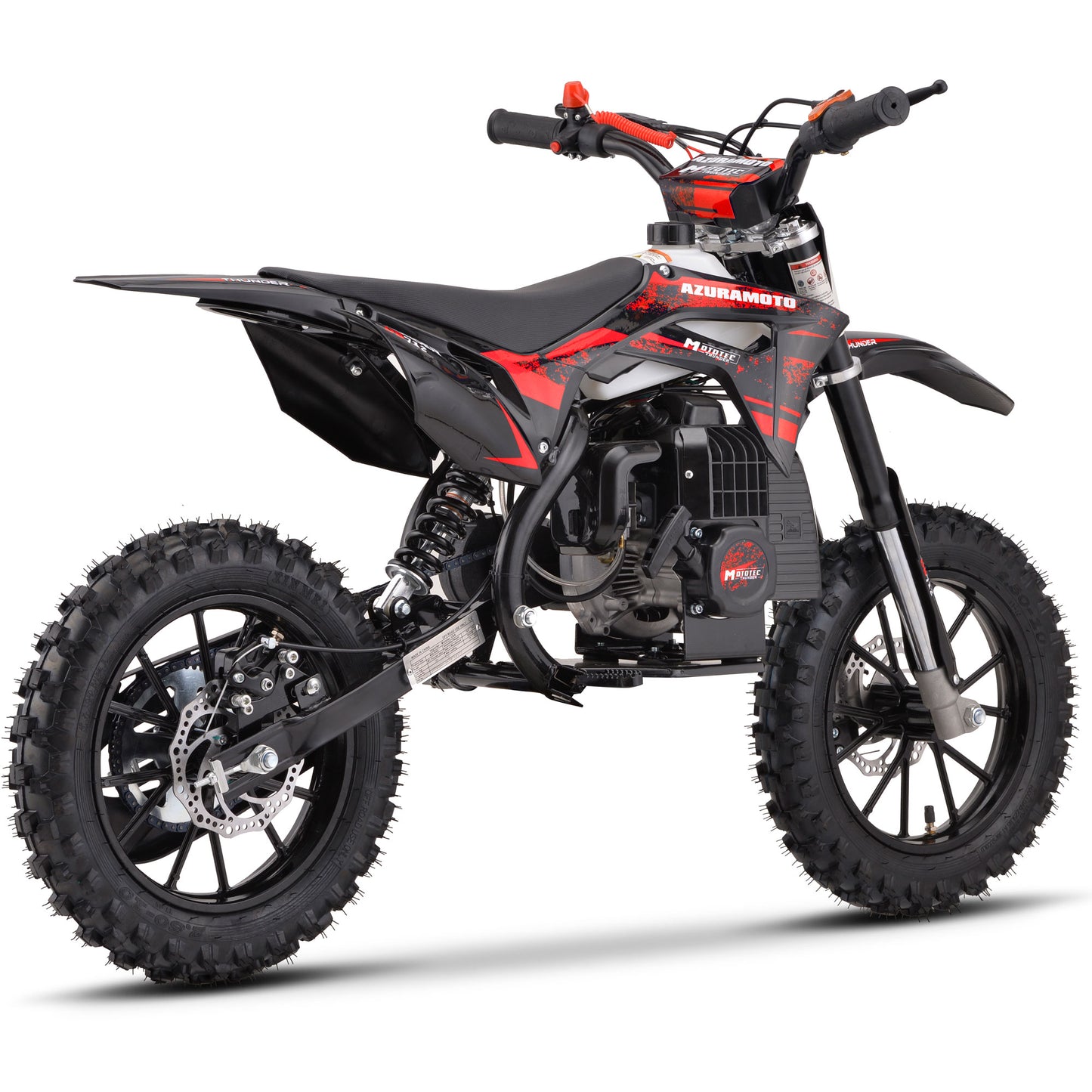 Thunder 50cc 2-Stroke Kids Gas Dirt Bike Red