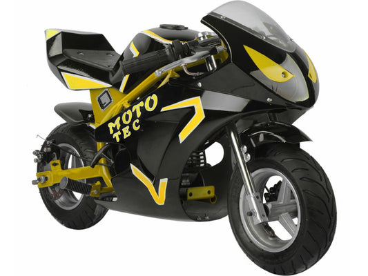 Gas Pocket Bike GT 49cc 2-stroke Yellow