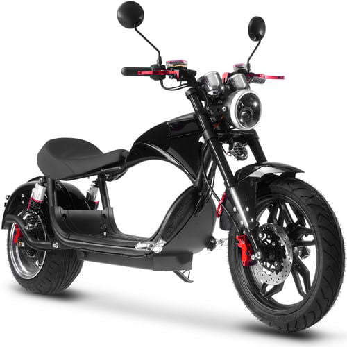Raven Electric Motorcycle, 60v 2500w Lithium, LED Headlight, Digital Speedometer, Hydraulic Disc Brakes, Full Suspension