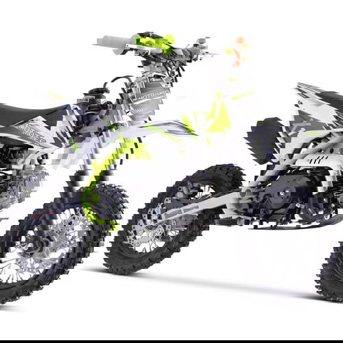 X1 110cc Kids Gas Dirt Bike, Electric Start, Automatic, 10/10 inch Wheels, 23 inch Seat Height, Ages 8 and up