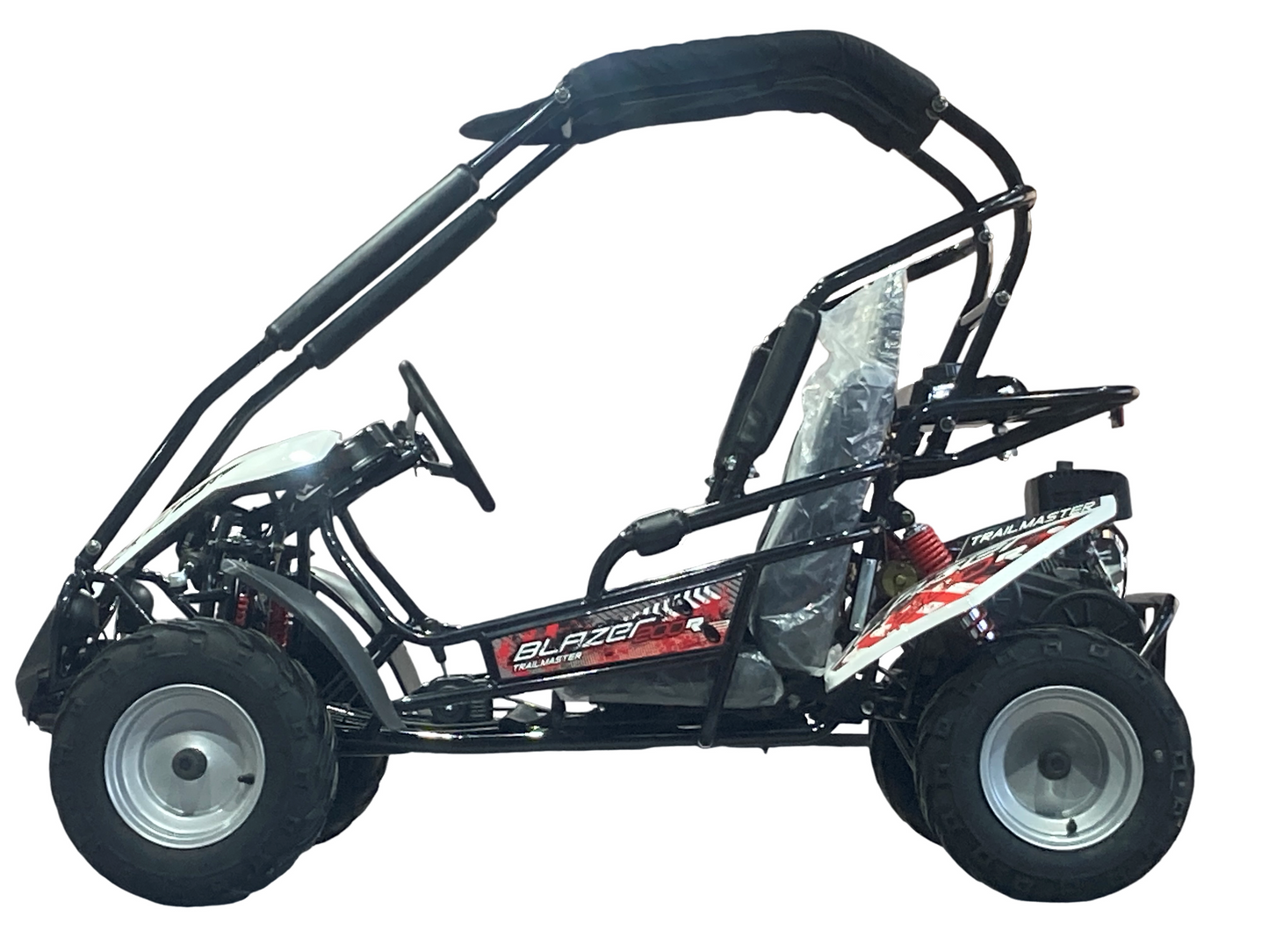 Interceptor Blazer 200R MID-Size Deluxe Go Kart, 7hp Torque Converter, Electric Start Reverse