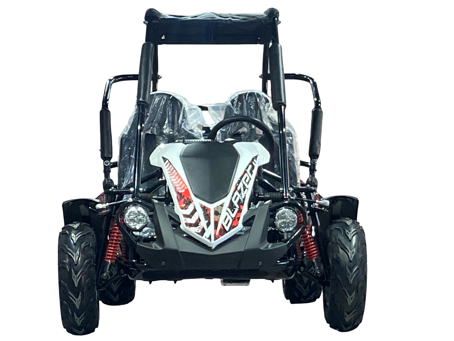 Interceptor Blazer 200R MID-Size Deluxe Go Kart, 7hp Torque Converter, Electric Start Reverse