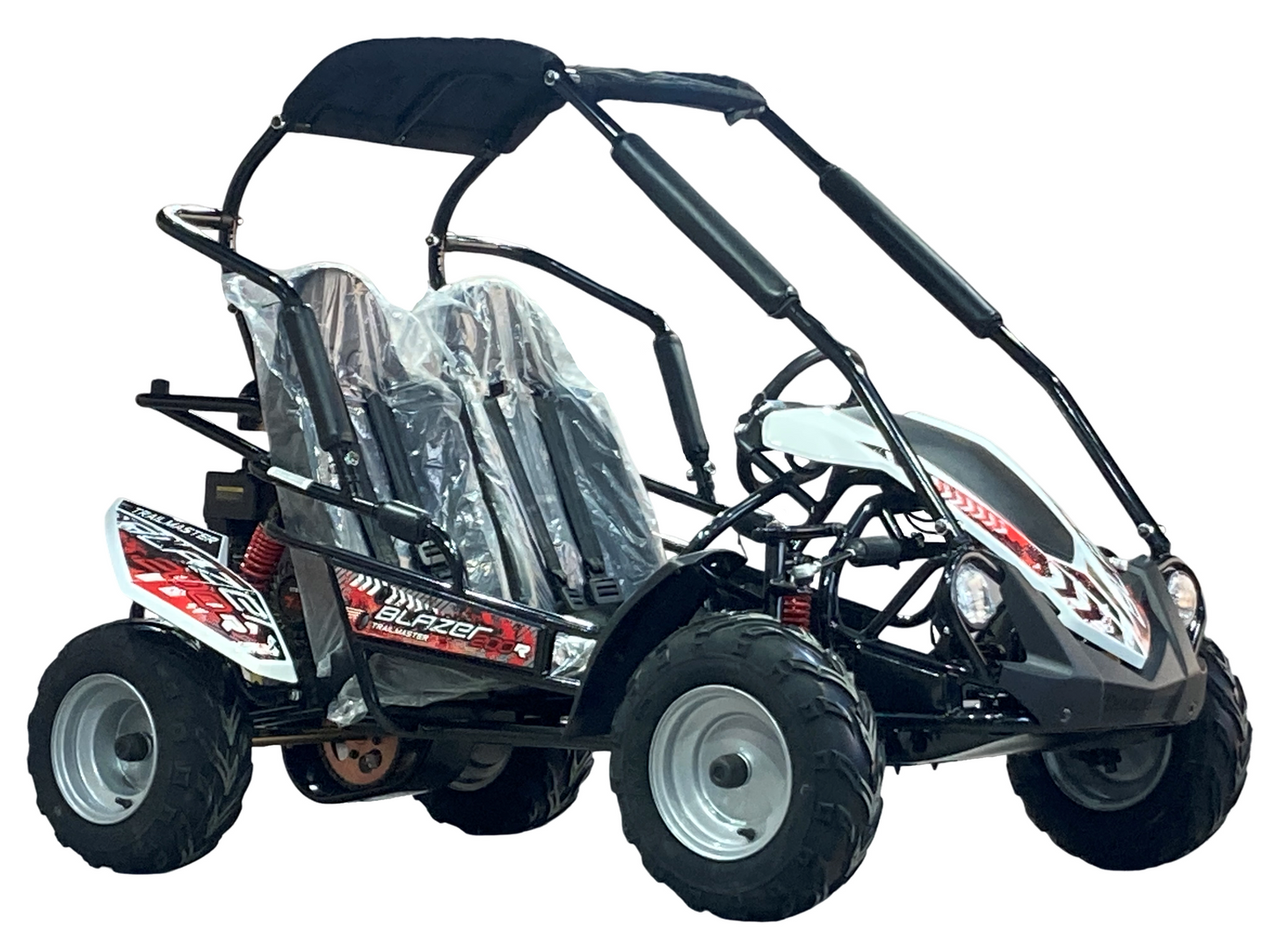 Interceptor Blazer 200R MID-Size Deluxe Go Kart, 7hp Torque Converter, Electric Start Reverse