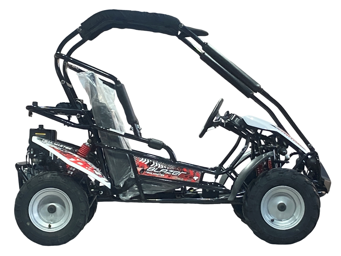 Interceptor Blazer 200R MID-Size Deluxe Go Kart, 7hp Torque Converter, Electric Start Reverse