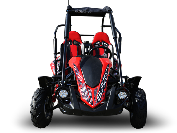 Interceptor Blazer 200R MID-Size Deluxe Go Kart, 7hp Torque Converter, Electric Start Reverse