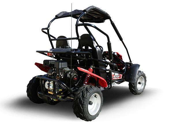 Interceptor Blazer 200R MID-Size Deluxe Go Kart, 7hp Torque Converter, Electric Start Reverse
