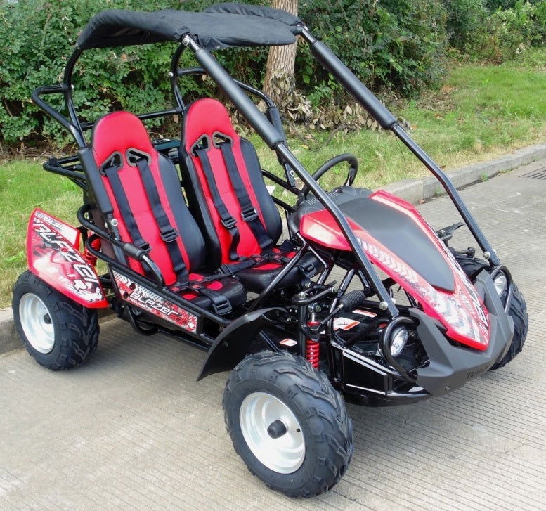 Interceptor Blazer 200R MID-Size Deluxe Go Kart, 7hp Torque Converter, Electric Start Reverse