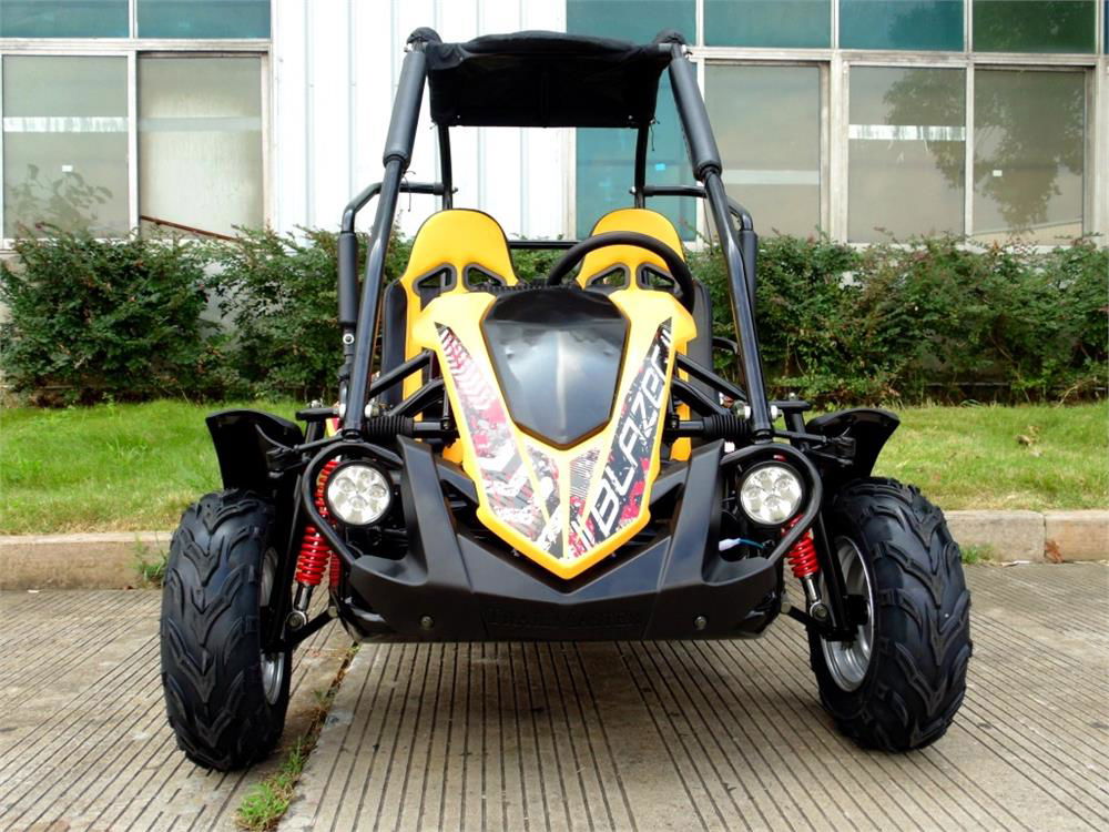 Interceptor Blazer 200R MID-Size Deluxe Go Kart, 7hp Torque Converter, Electric Start Reverse