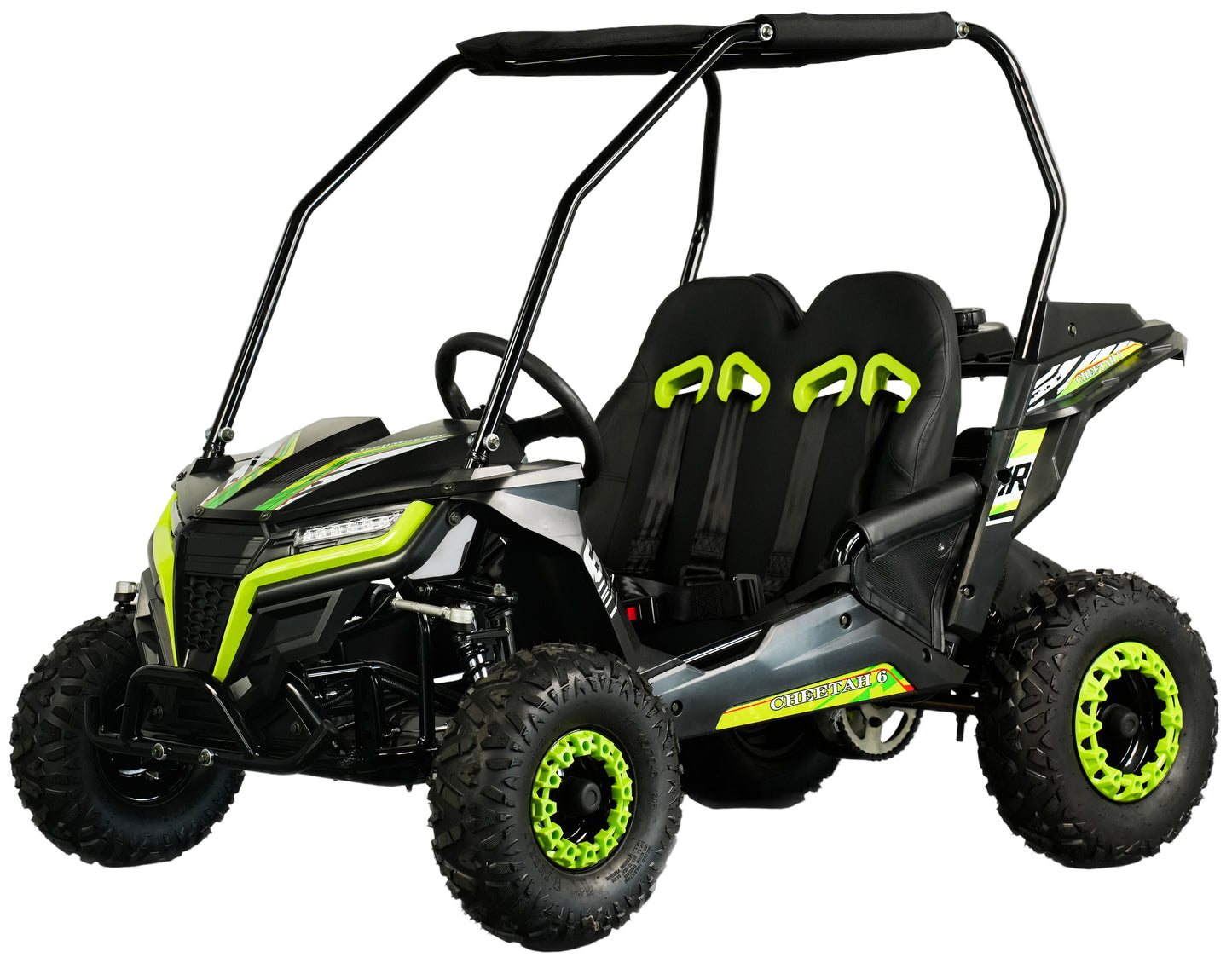 Interceptor Cheetah 6 Kids Deluxe Go Kart, 5.5hp Electric Start, Remote Start/Kill with Reverse
