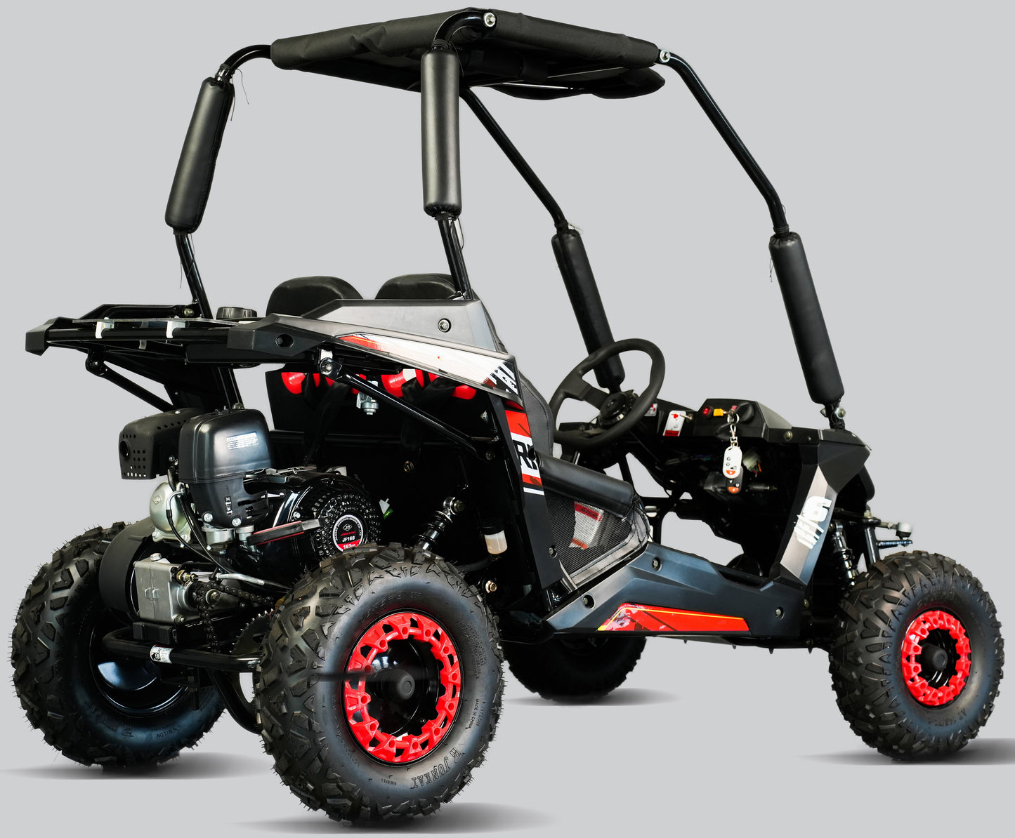Interceptor Cheetah 6 Kids Deluxe Go Kart, 5.5hp Electric Start, Remote Start/Kill with Reverse