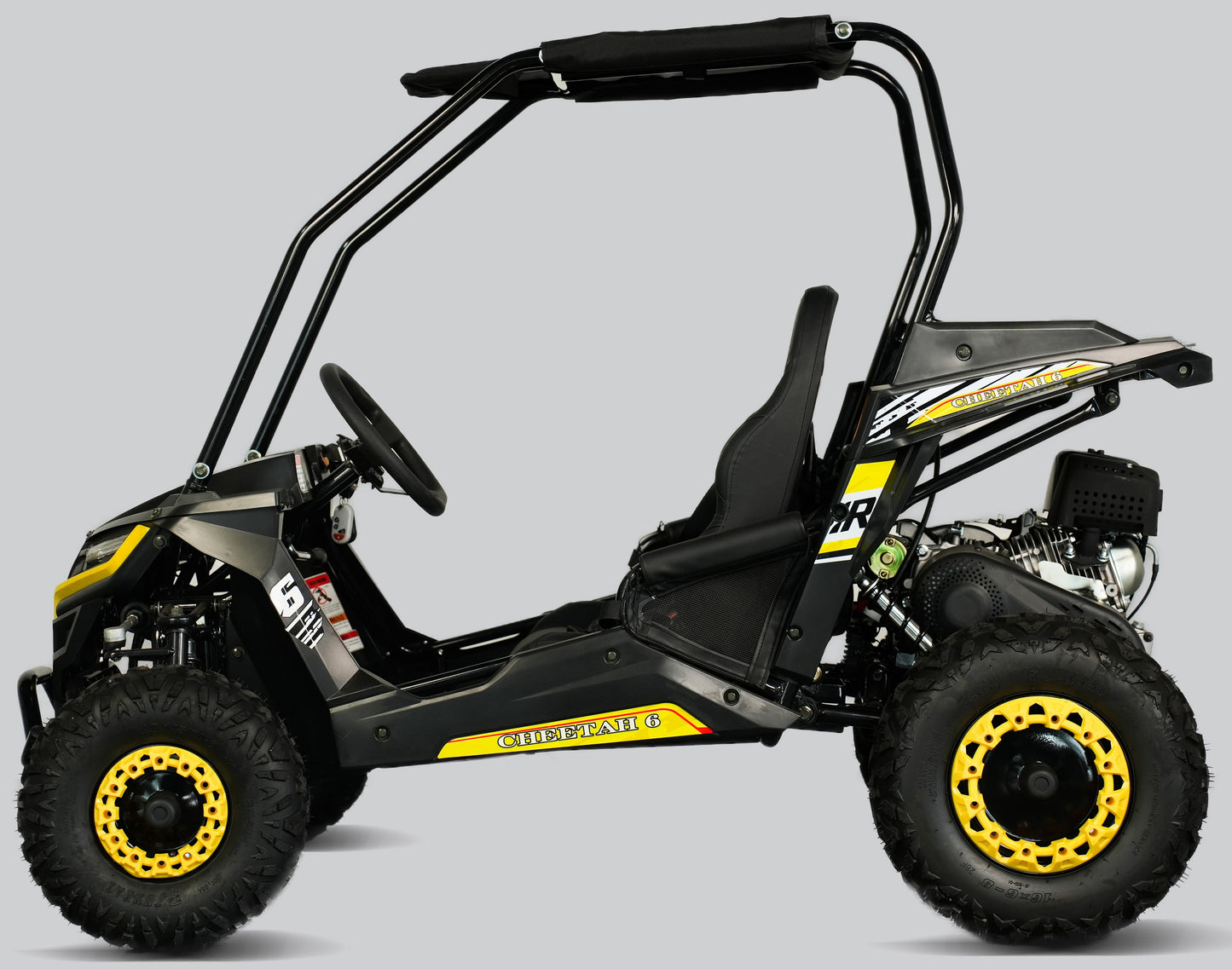 Interceptor Cheetah 6 Kids Deluxe Go Kart, 5.5hp Electric Start, Remote Start/Kill with Reverse