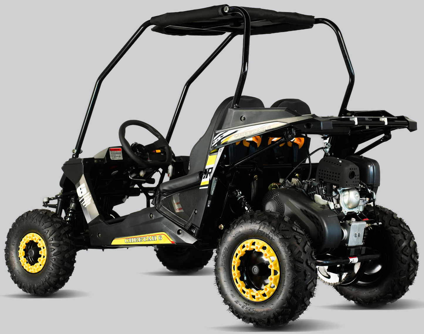 Interceptor Cheetah 6 Kids Deluxe Go Kart, 5.5hp Electric Start, Remote Start/Kill with Reverse