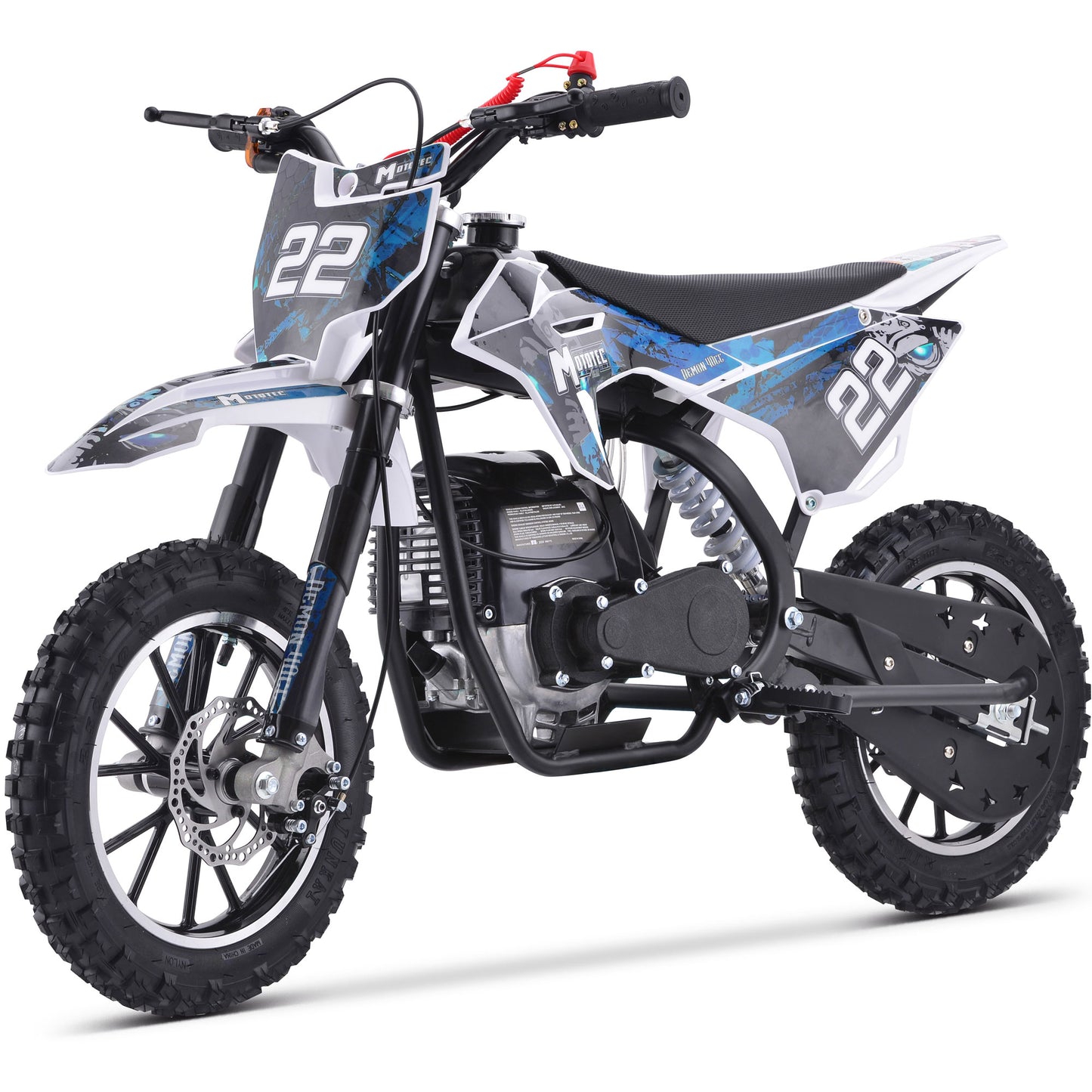 Demon 40cc 4-Stroke Kids Gas Dirt Bike Blue