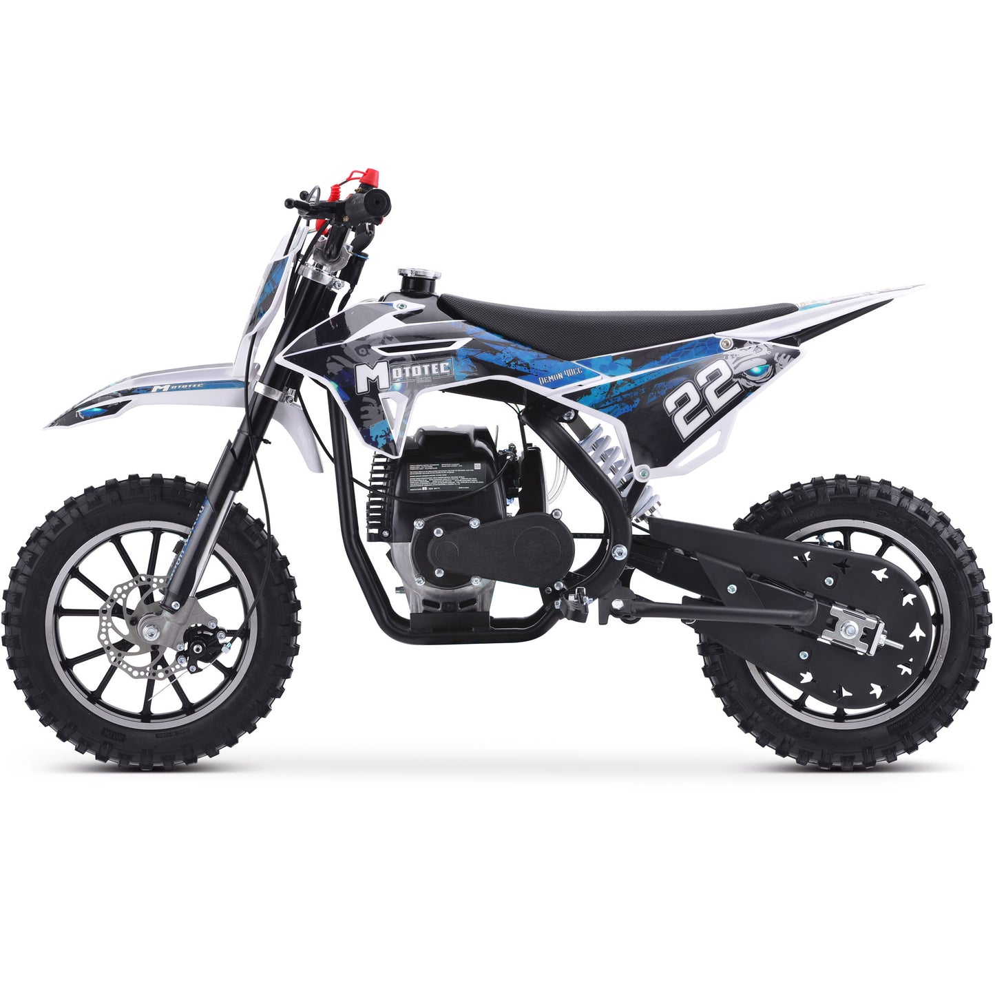 Demon 40cc 4-Stroke Kids Gas Dirt Bike Blue