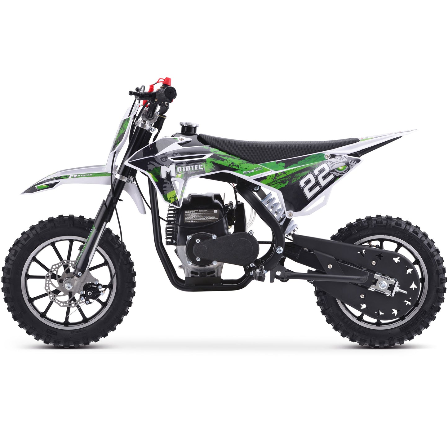 Demon 40cc 4-Stroke Kids Gas Dirt Bike Green