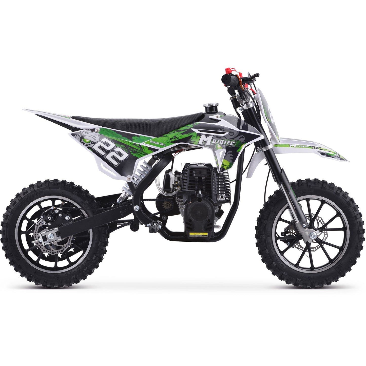 Demon 40cc 4-Stroke Kids Gas Dirt Bike Green