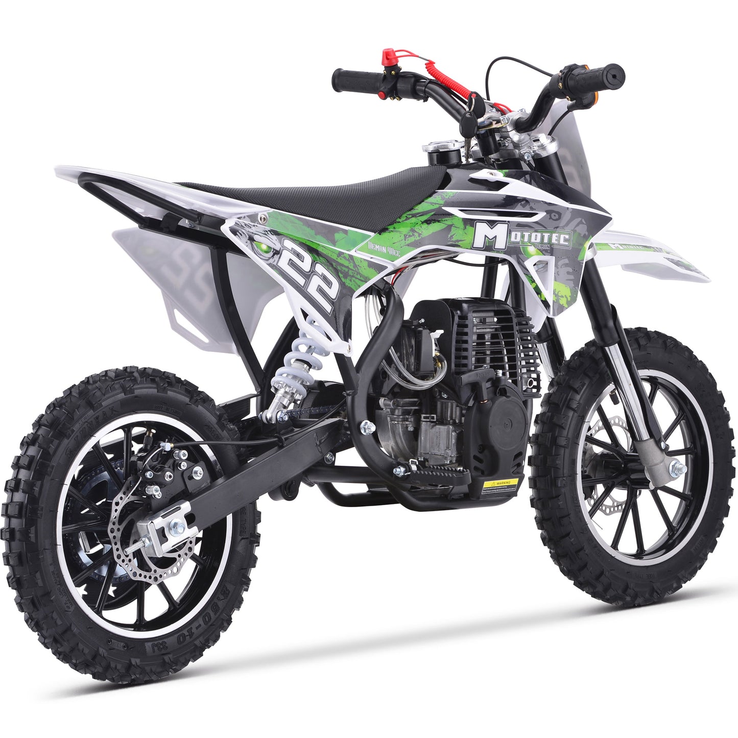 Demon 40cc 4-Stroke Kids Gas Dirt Bike Green