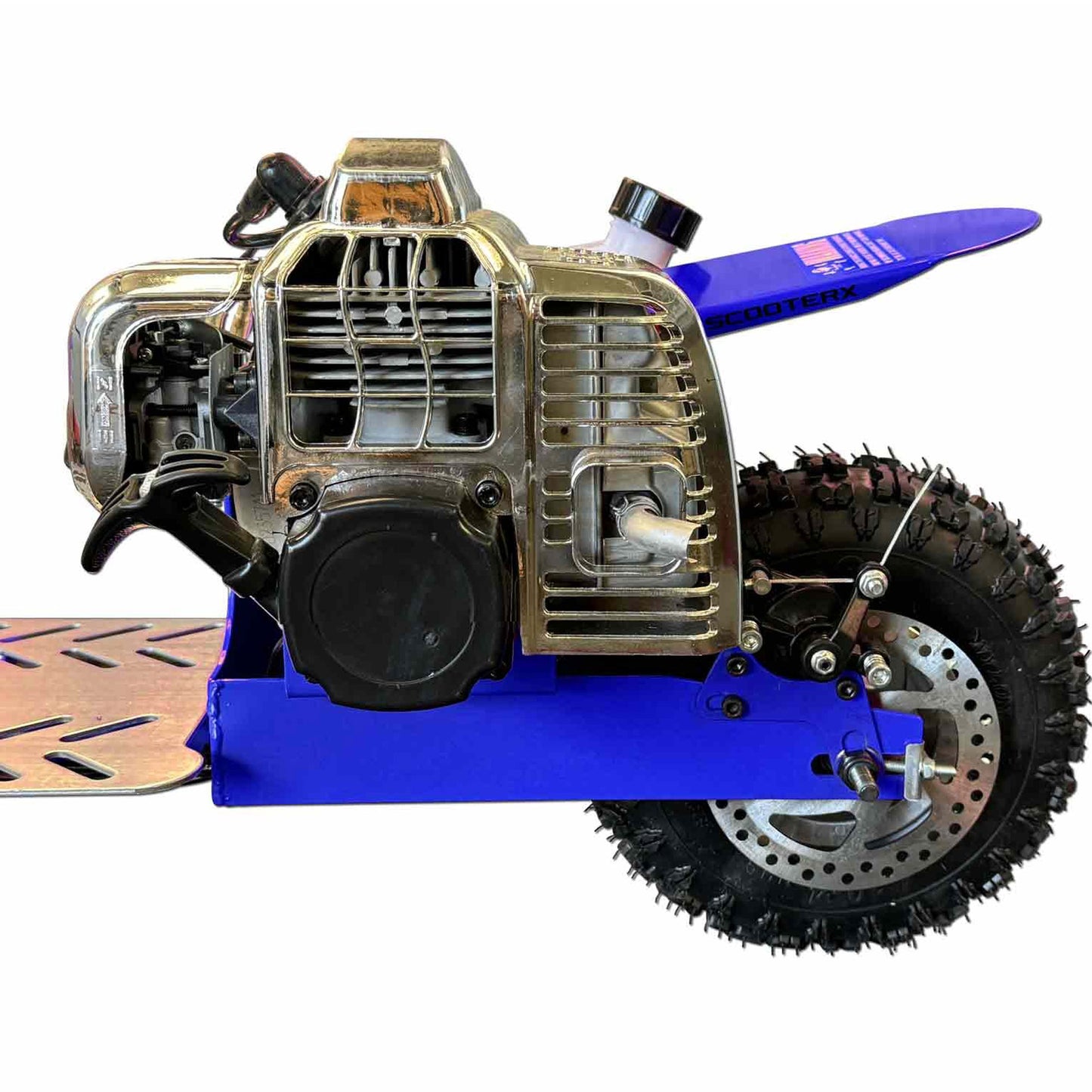 ScooterX Dirt Dog 49cc Scooter Blue