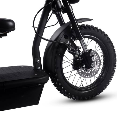 Electric Mobility Scooter 3-Wheeler Personal Transporter 1800w, Hydraulic Front Disc Brake, Full Suspension