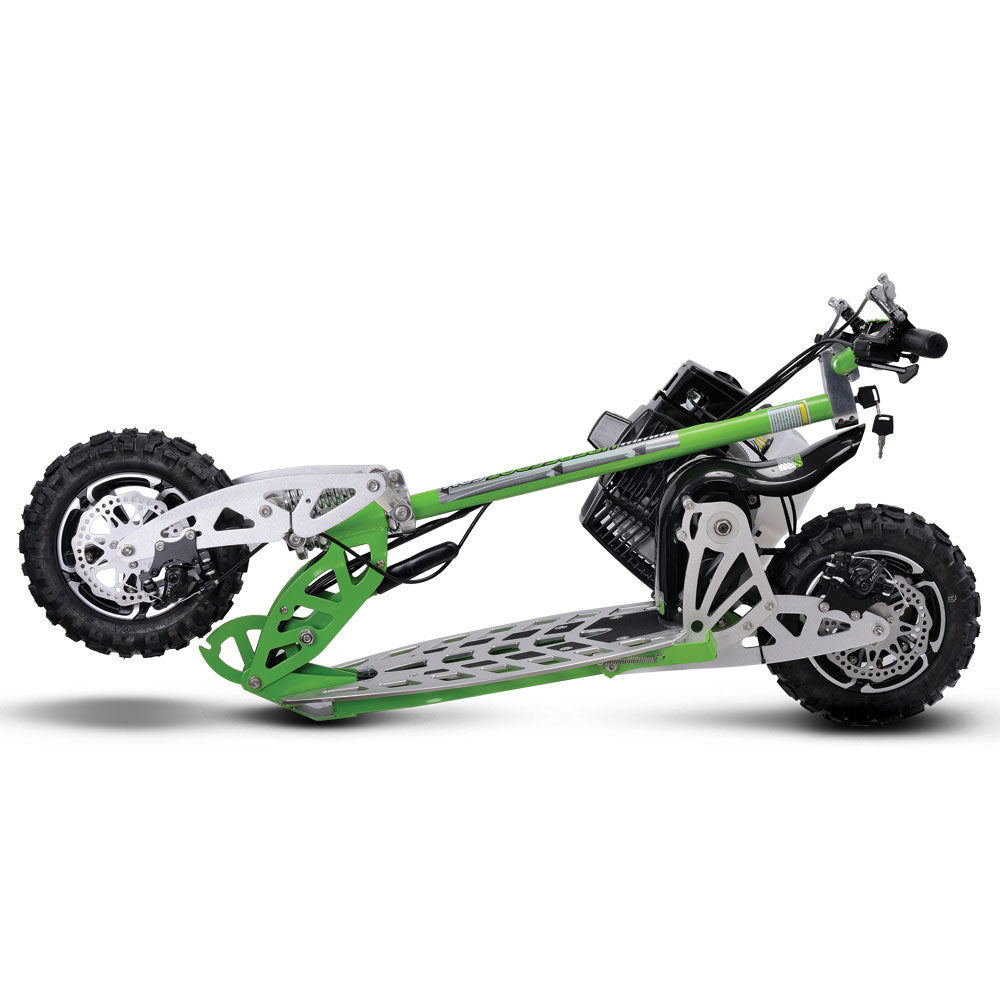 UberScoot 70x 2-Speed Gas Scooter Green