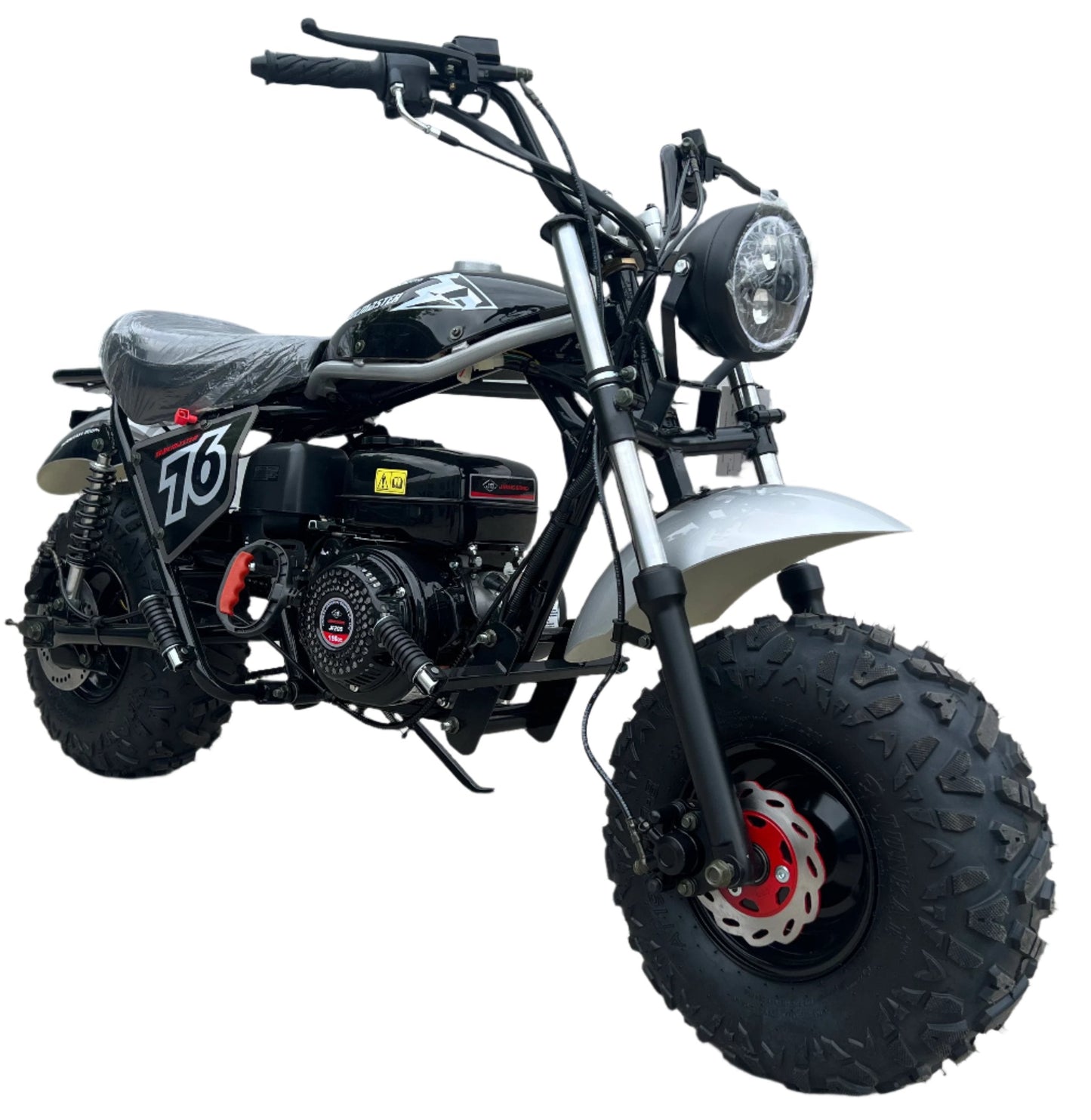 Interceptor 200X Pro Trail Bike, 196cc 6.5hp with Electric Start, Torque Converter, Dual Disc Brakes, Front & Rear Suspension, LED Headlight