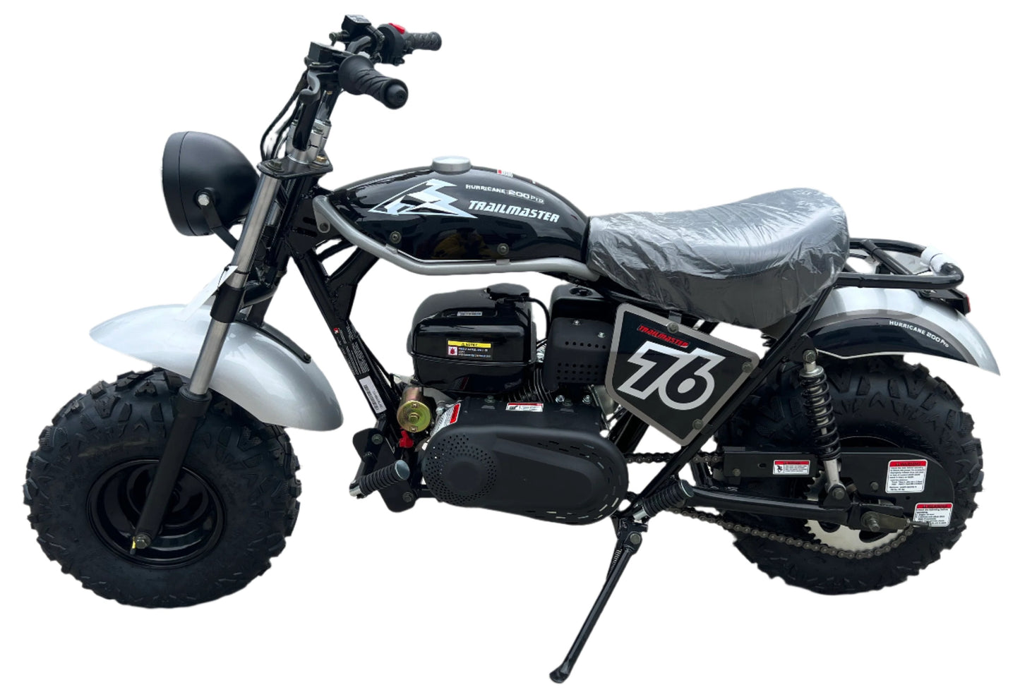 Interceptor 200X Pro Trail Bike, 196cc 6.5hp with Electric Start, Torque Converter, Dual Disc Brakes, Front & Rear Suspension, LED Headlight