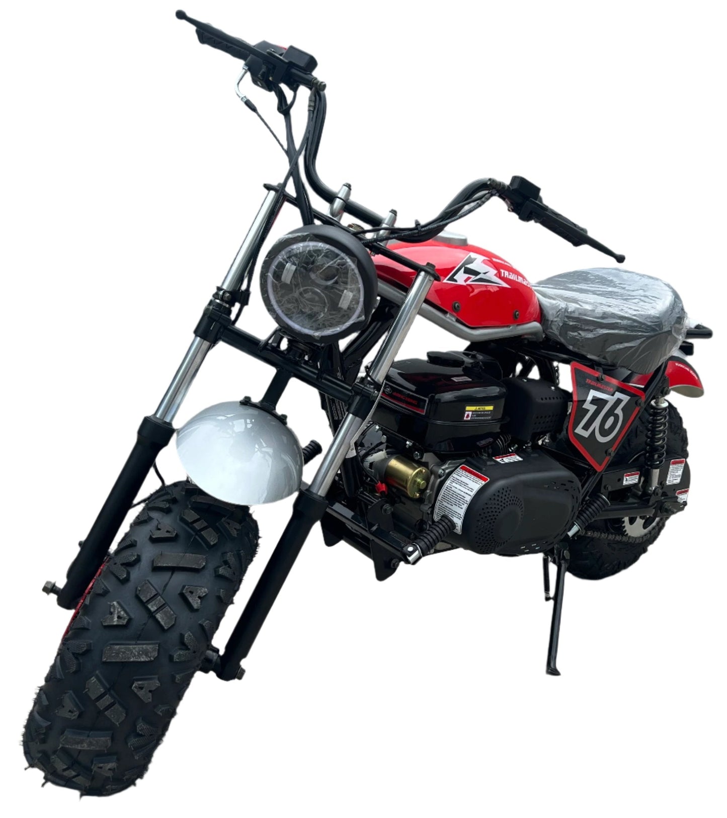 Interceptor 200X Pro Trail Bike, 196cc 6.5hp with Electric Start, Torque Converter, Dual Disc Brakes, Front & Rear Suspension, LED Headlight