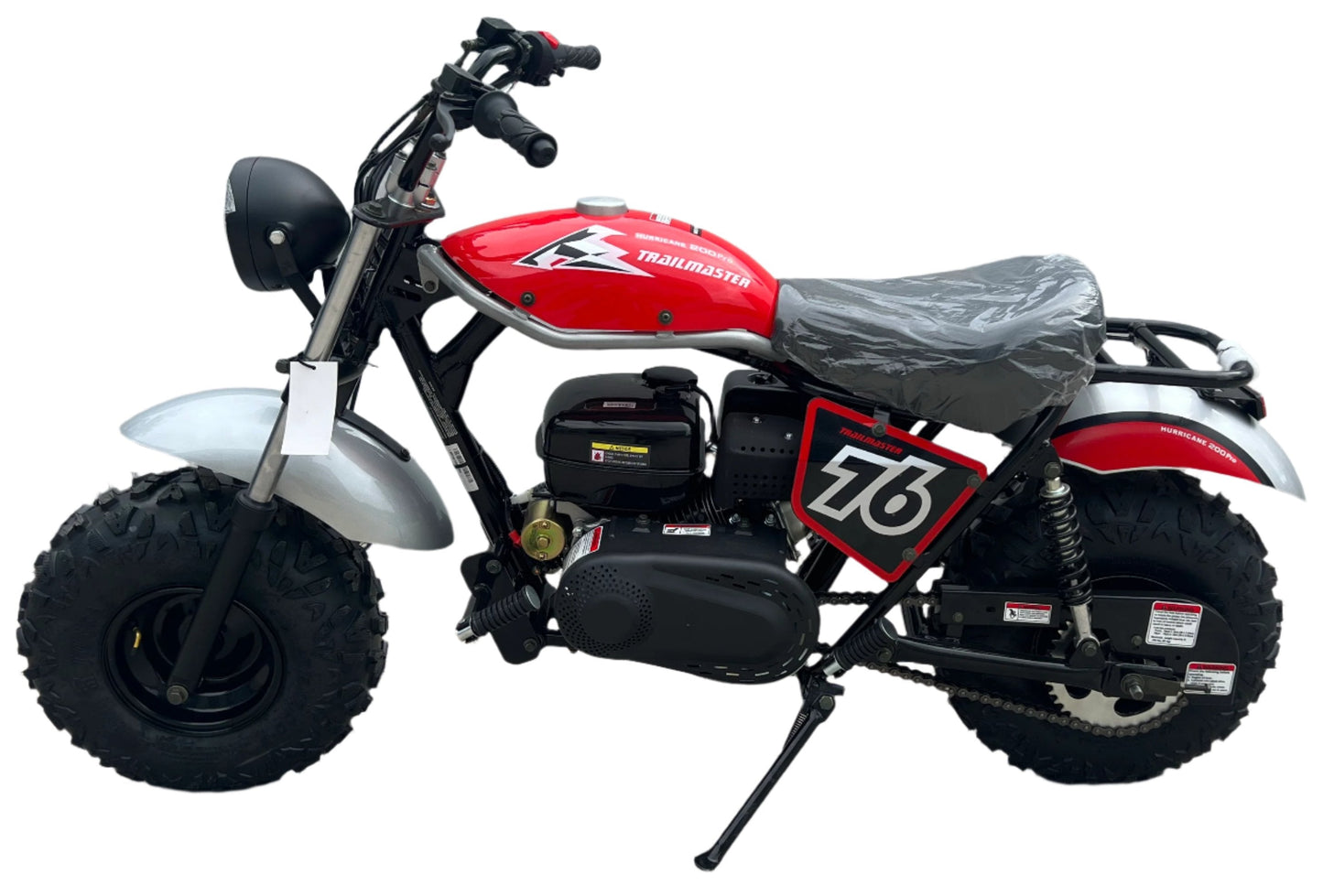 Interceptor 200X Pro Trail Bike, 196cc 6.5hp with Electric Start, Torque Converter, Dual Disc Brakes, Front & Rear Suspension, LED Headlight