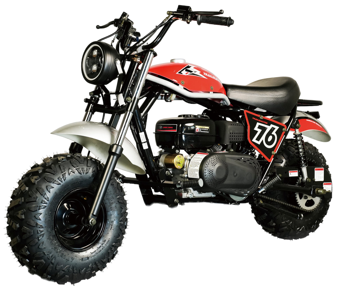 Interceptor 200X Pro Trail Bike, 196cc 6.5hp with Electric Start, Torque Converter, Dual Disc Brakes, Front & Rear Suspension, LED Headlight