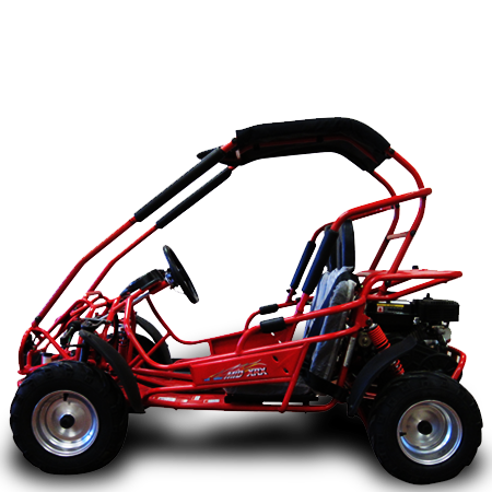 Interceptor MID XRX/R Mid-size Go Kart, 7hp Torque Converter, Electric Start with Reverse
