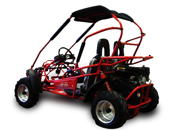 Interceptor MID XRX/R Mid-size Go Kart, 7hp Torque Converter, Electric Start with Reverse