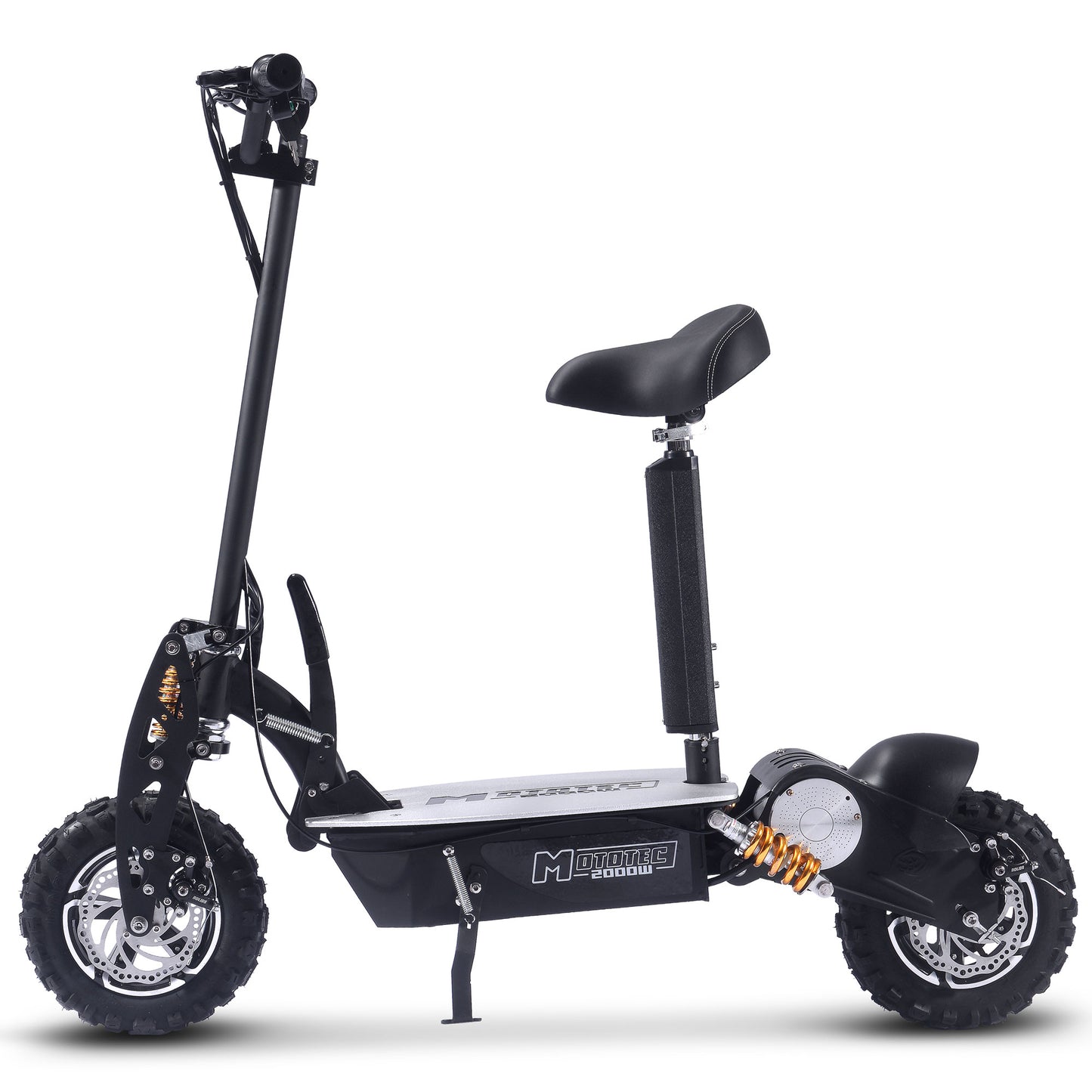 2000w 48v Electric Scooter Black