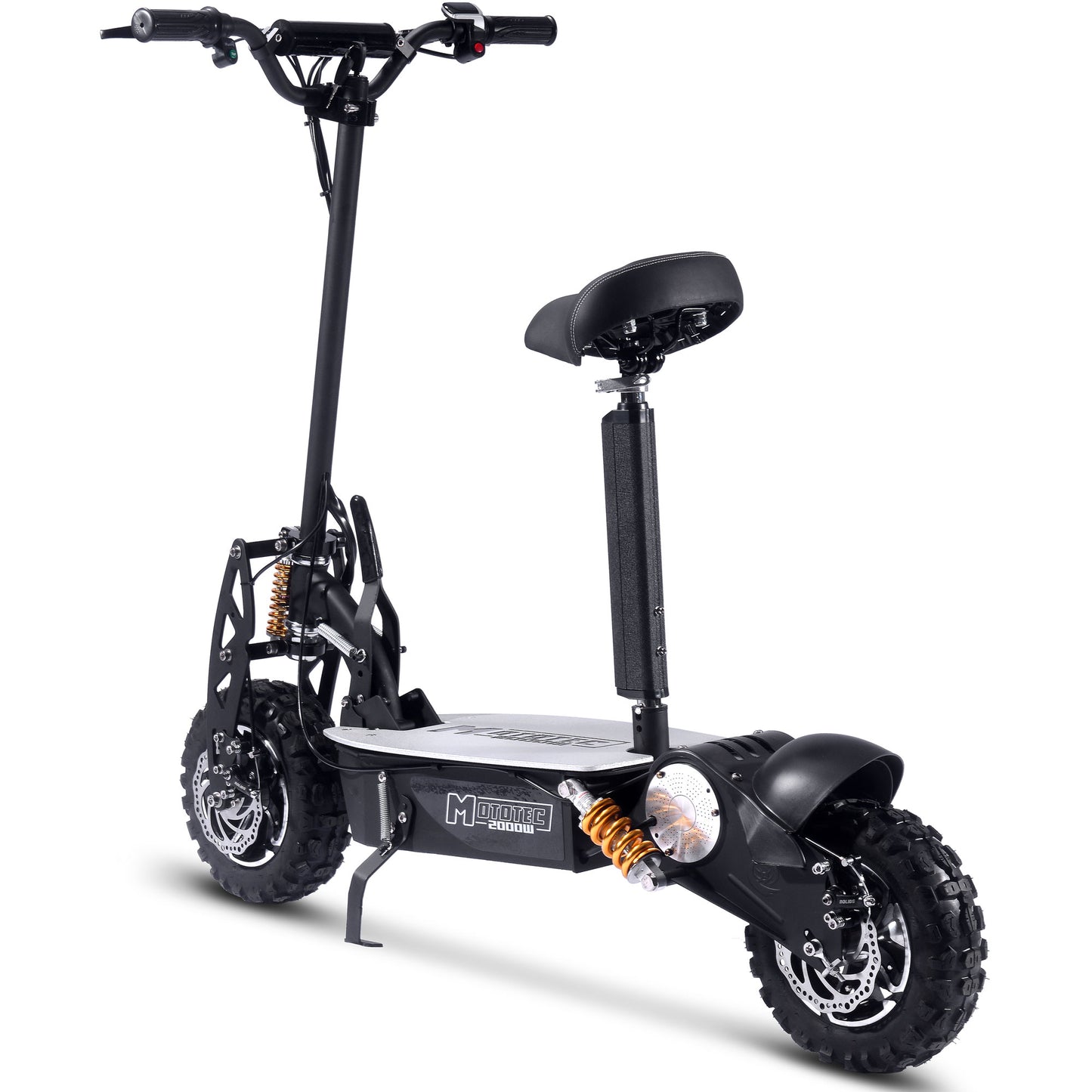 2000w 48v Electric Scooter Black