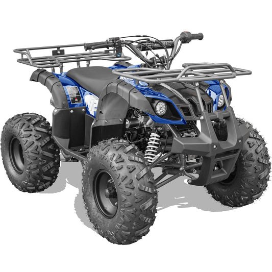Bull 125cc 4-Stroke Kids Gas ATV Blue
