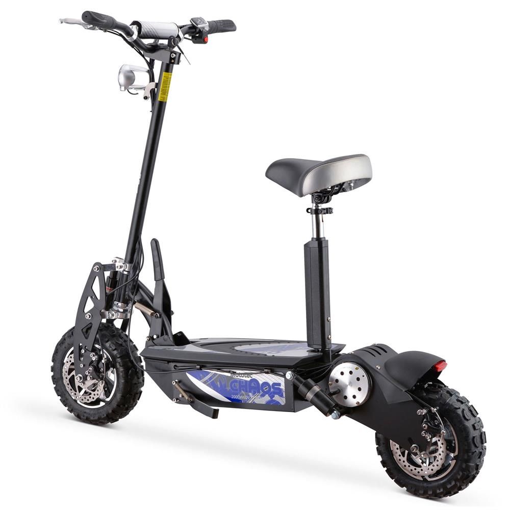 Chaos 2000w 60v Lithium Electric Scooter Black