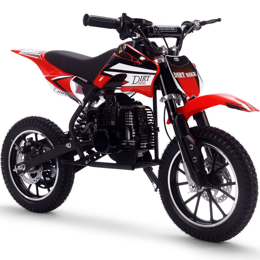 Alien Big Wheel Kids Gas Dirt Bike, 50cc 2-Stroke, Age 6 and up