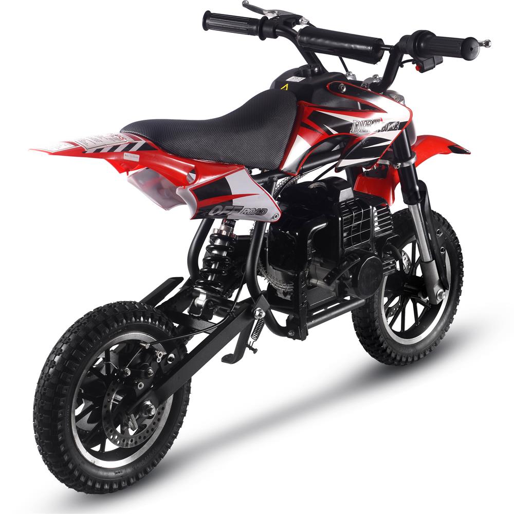 Alien 50cc 2-Stroke Kids Dirt Bike Red